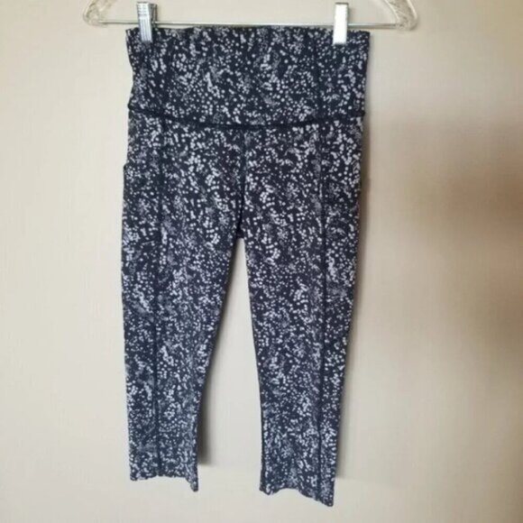 𝅺Lululemon Fast & Free Crop II *Nulux 19" Chirasu Black 6 - Picture 10 of 10